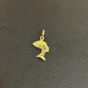 18karat Gold Pharaoh Head Pendant 0.9grams
