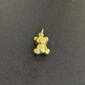 18karat Gold Teddy Bear Pendant 1.5grams