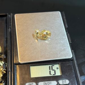 1.5Gram of 18Karat Gold umbrella Earring