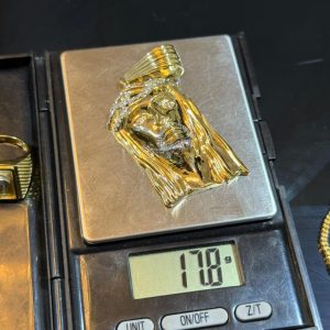 18KARAT PURE GOLD JESUS PENDANT