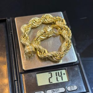 PURE GOLD TWIST HANDCHAIN