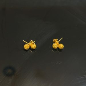 1.5 GRAMS OF 21 KARAT GOLD EARRING