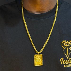 24KARATS PURE GOLD CHAIN AND PENDANT