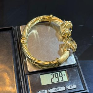 PURE GOLD SNAKE BANGLE