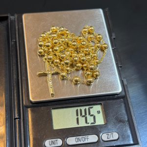 18KARATS PURE GOLD ROSARY