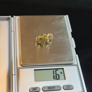 18KARAT FLAT EARRING