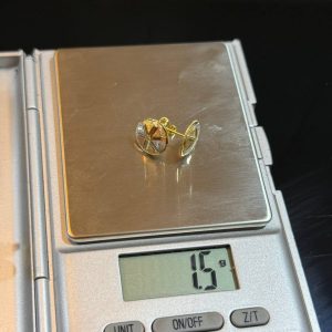 18KARAT FLAT EARRING