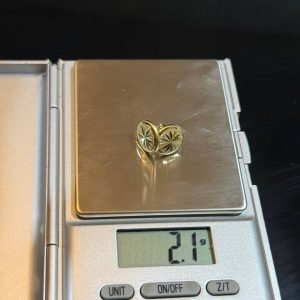 18KARAT FLAT EARRING
