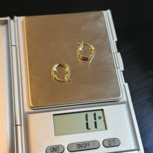 18KARAT HOOP EARRING