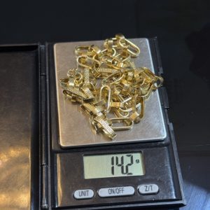 14.2 GRAMS OF 18KARAT GOLD BULLET CHAIN