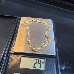 2.4 GRAMS OF CUBAN BRACELET