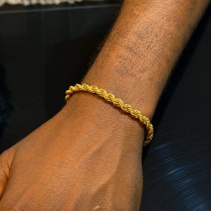 4.9 GRAMS OF 18KARAT TWIST BRACELET